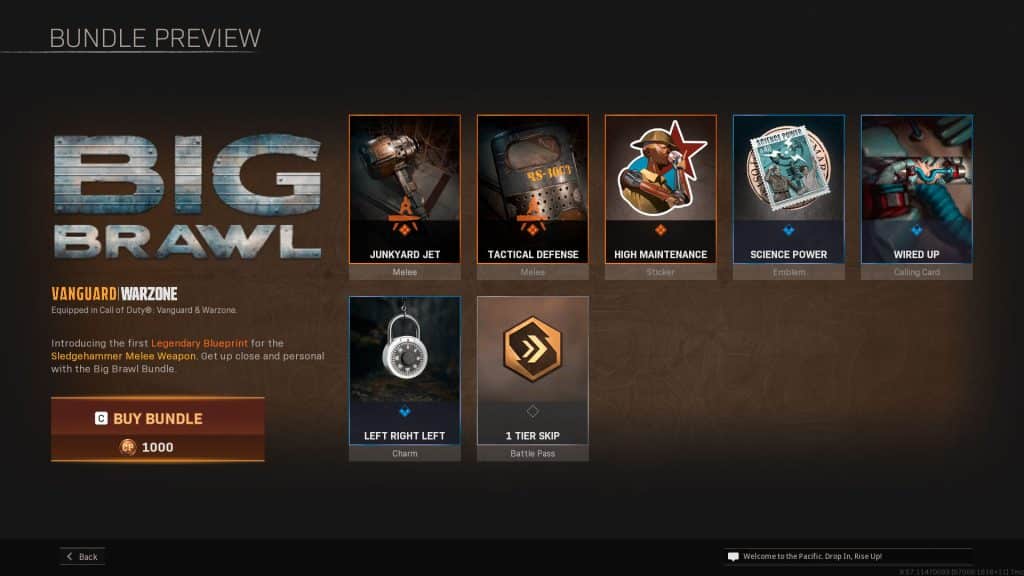 big brawl bundle in vanguard and warzone