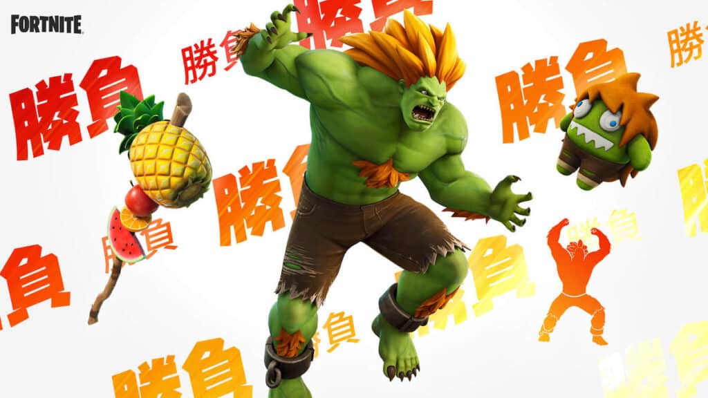 Blanka cosmetics Fortnite