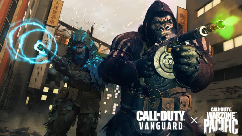 Godzilla and Kong Operator bundles Warzone Vanguard