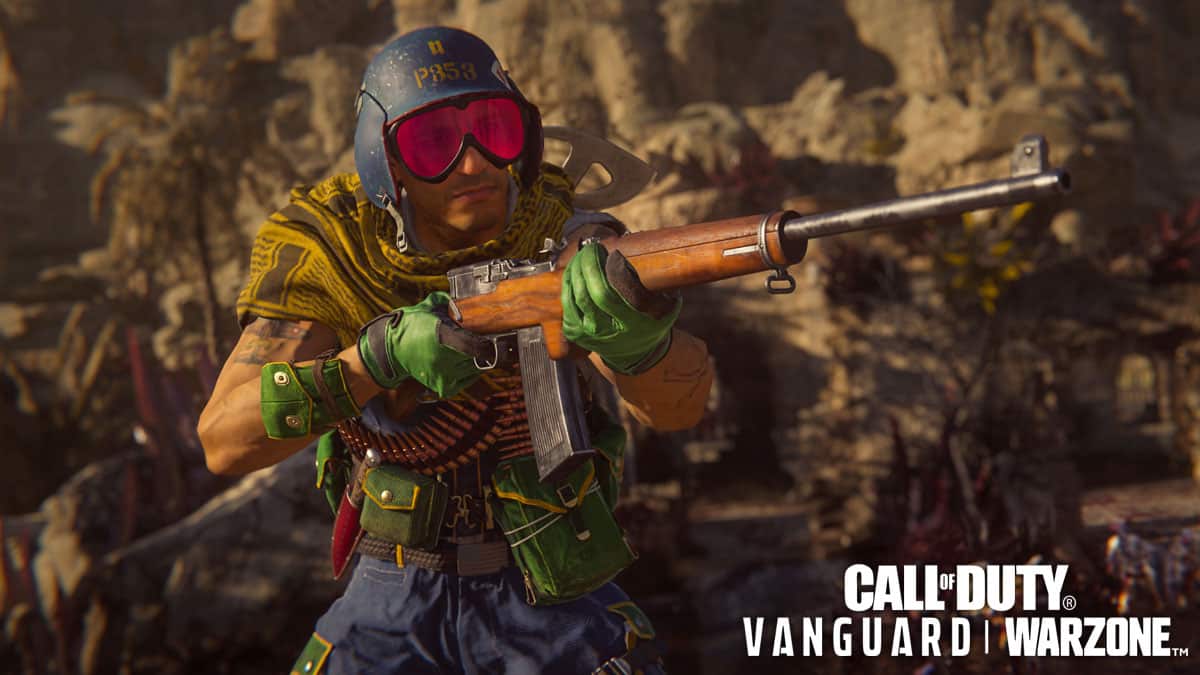 vanguard and warzone operator using m1916 in season 3