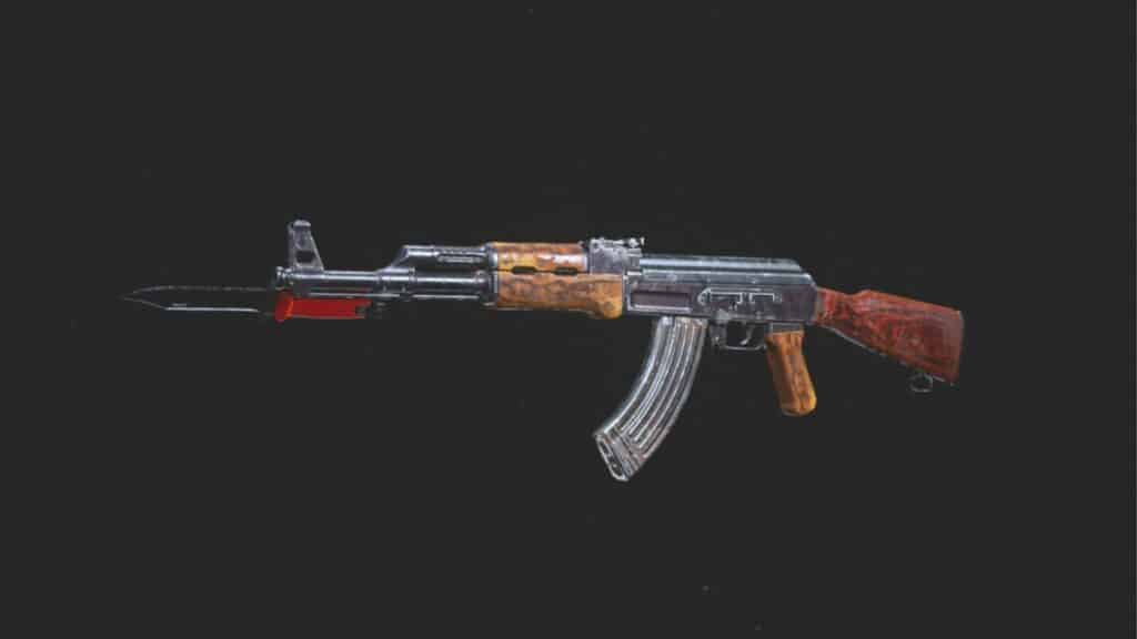 warzone ak47 with bayonet