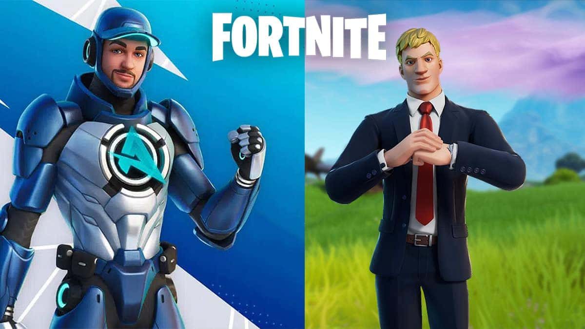 Ali A and Jonesy in Fortnite