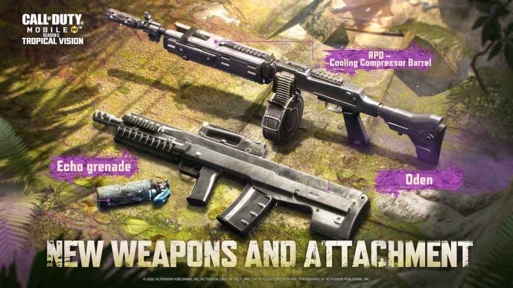 Oden new CoD Mobile Season 5 weapon