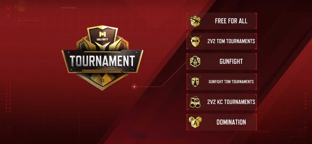 cod mobile tournament mode 