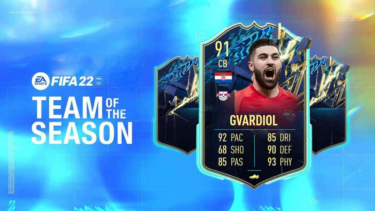 Gvardiol TOTS FIFA 22 SBC