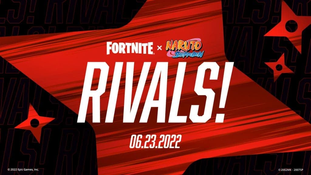 Fortnite X Naruto Rivals crossover promo