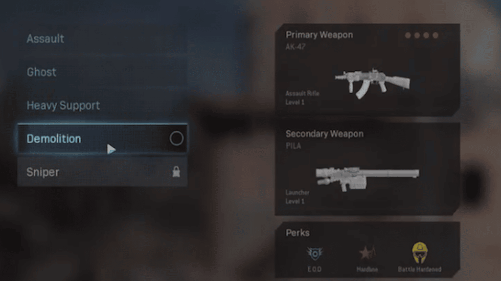 Modern Warfare default attachments