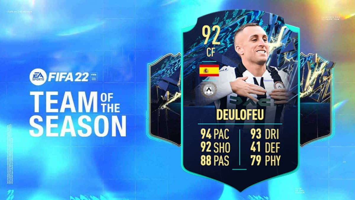 FIFA 22 Deulofeu TOTS SBC