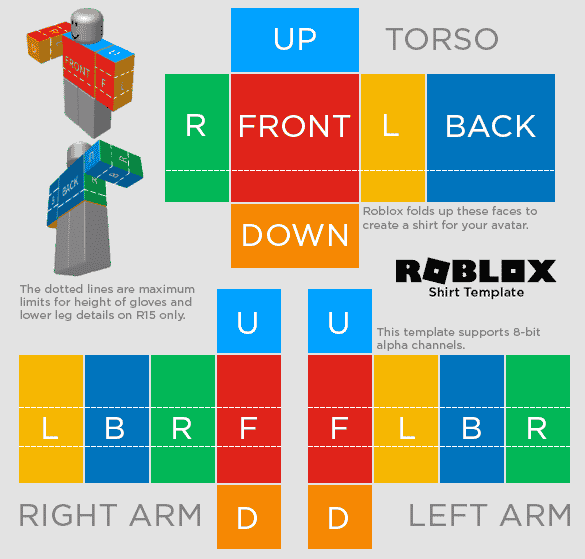 Roblox Shirt Template