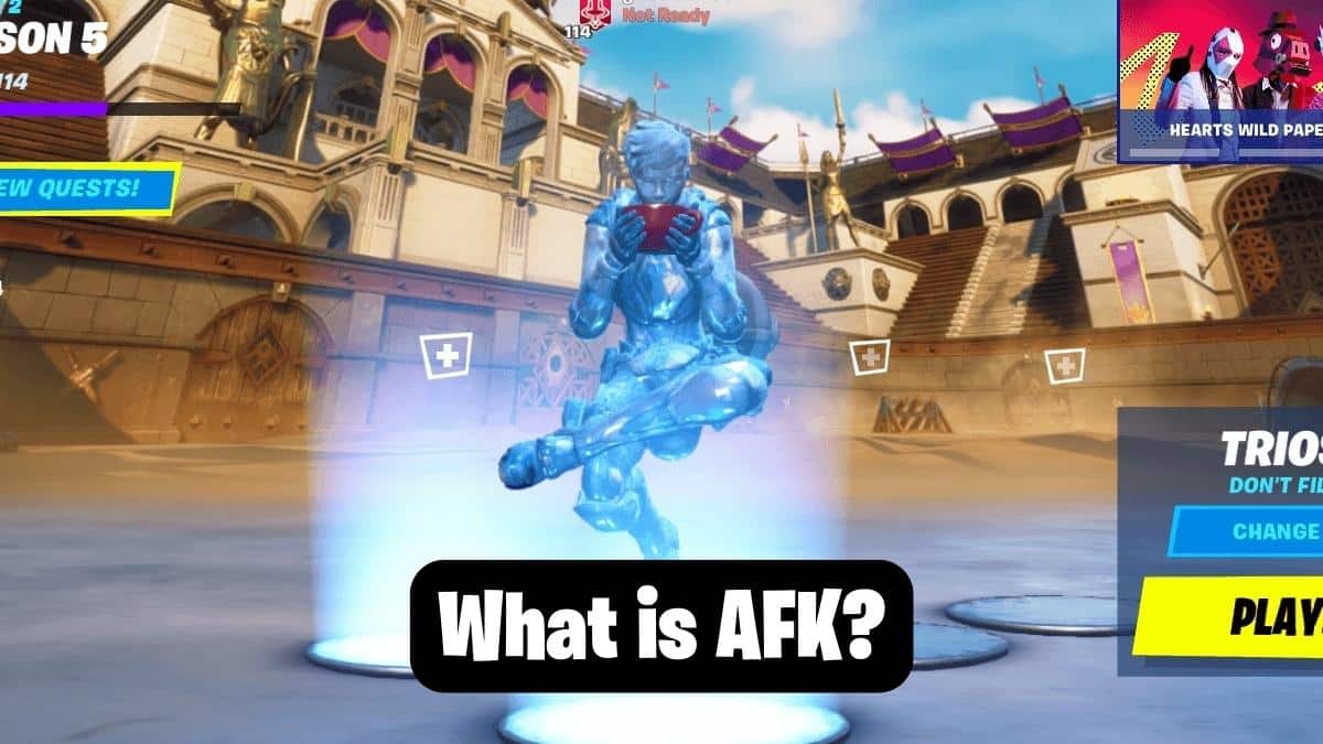 afk in fortnite