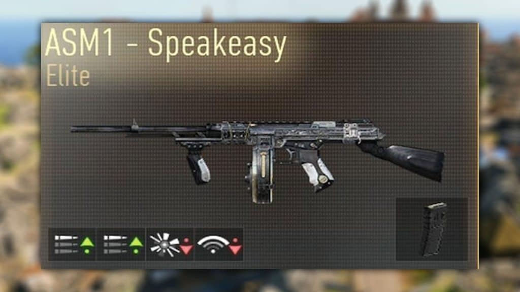 ASM1 Speakeasy SMG in Warzone