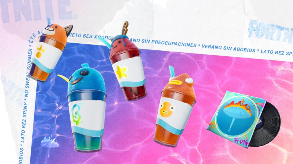 Fortnite No Sweat summer crunchem back bling