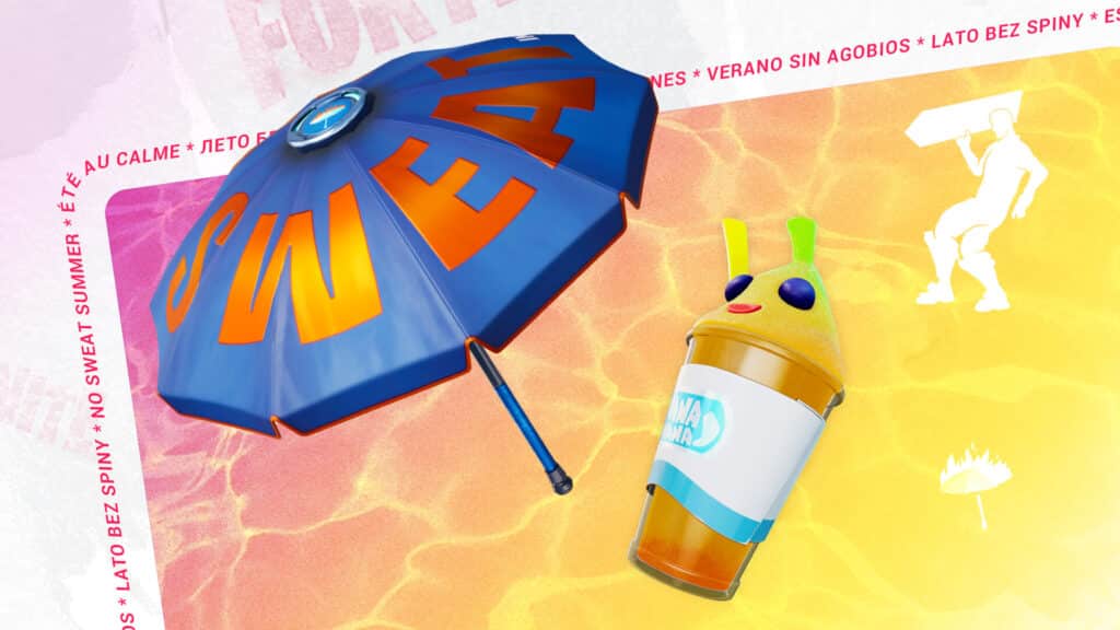 Fortnite No Sweat summer pickaxe and emote rewards