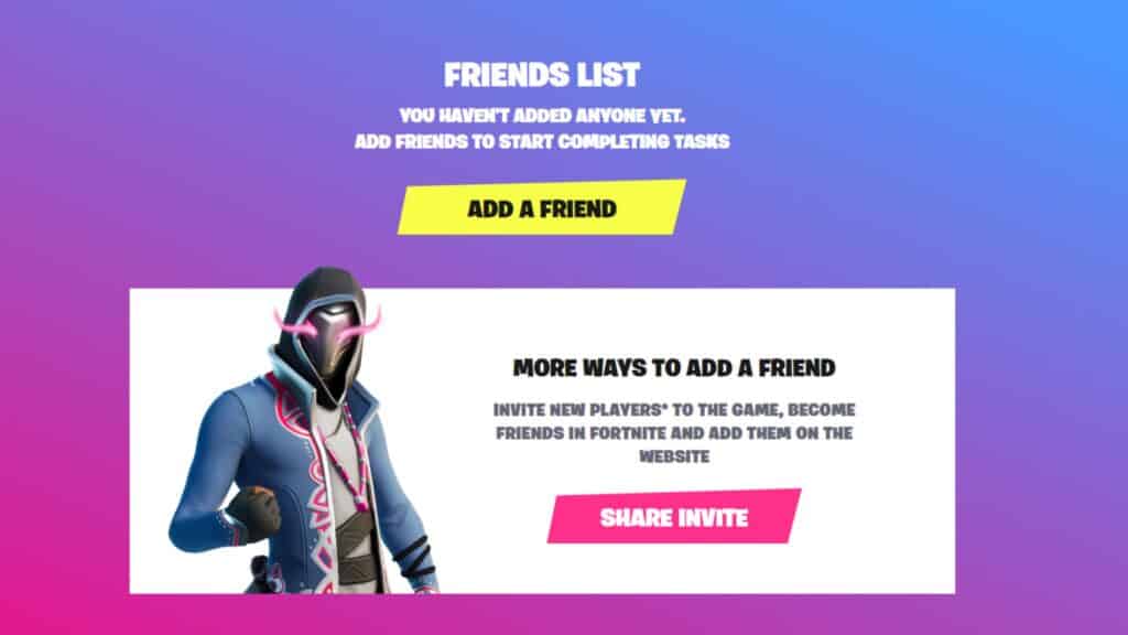 fortnite refer a friend