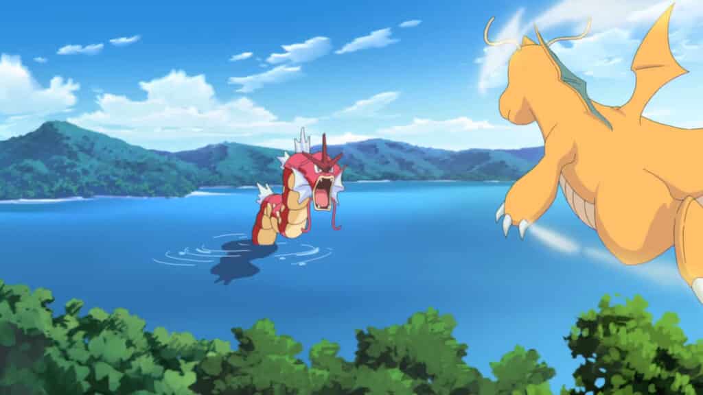 Gyarados vs Dragonite Pokemon 