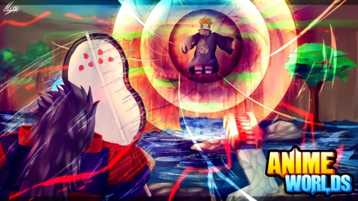 Madara Uchiha and Pain in Roblox Anime Worlds Simulator