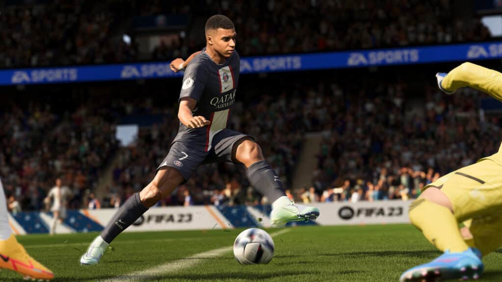 mbappe striking in fifa 23