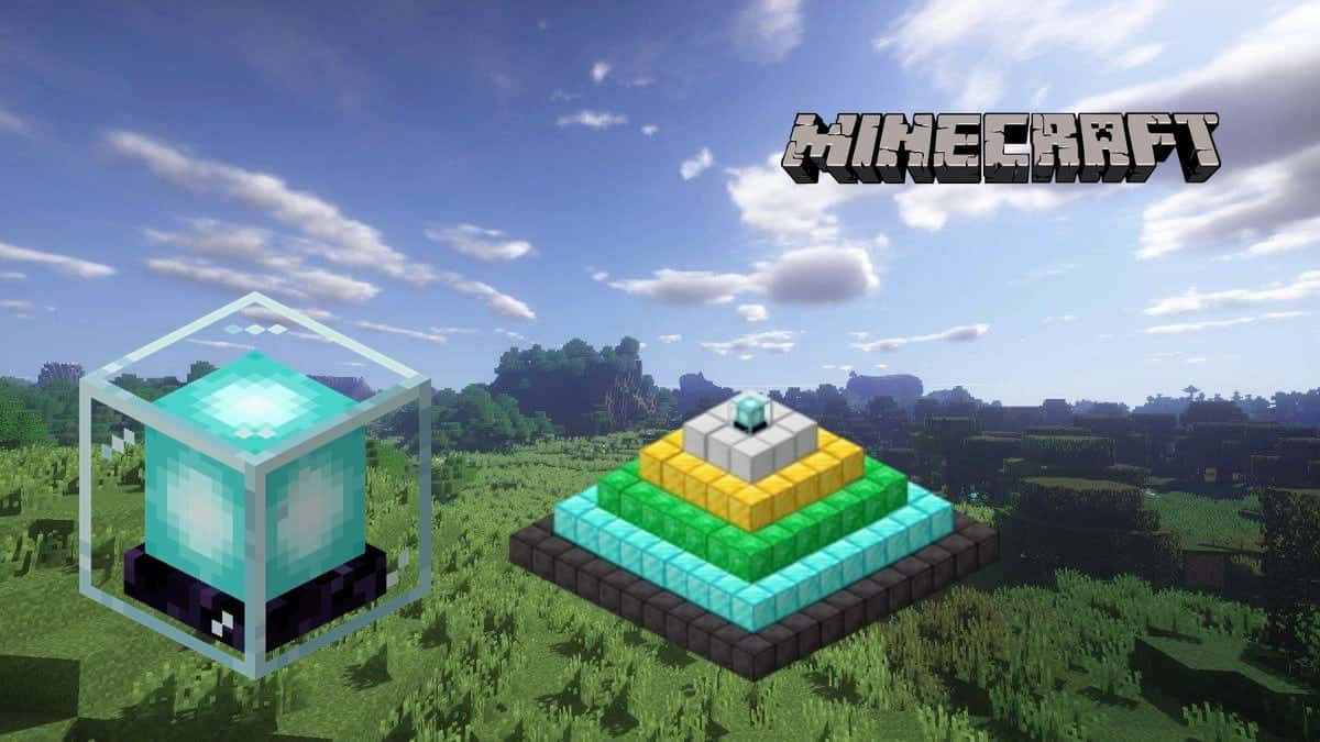 A Minecraft Beacon Pyramid