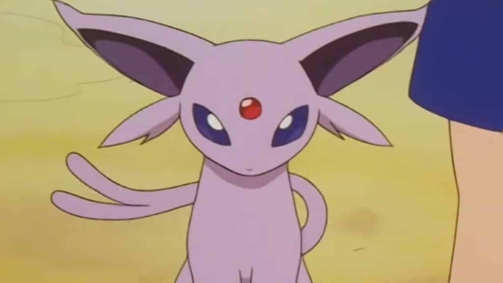 Espeon in Pokemon anime