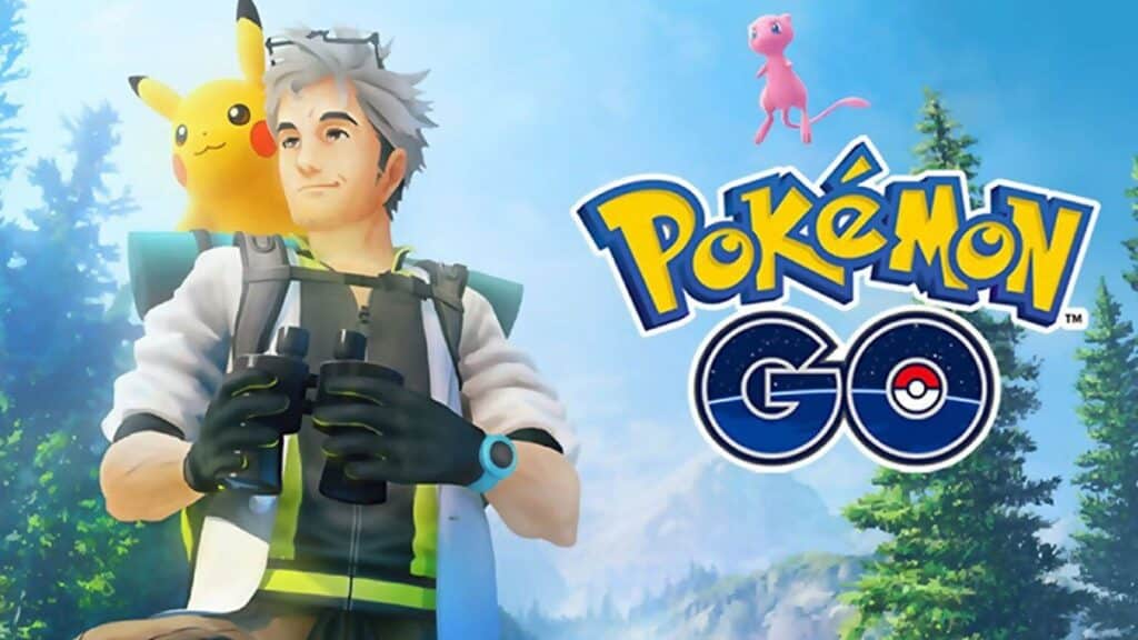 Pokemon Go Professor Willow and Pikachu