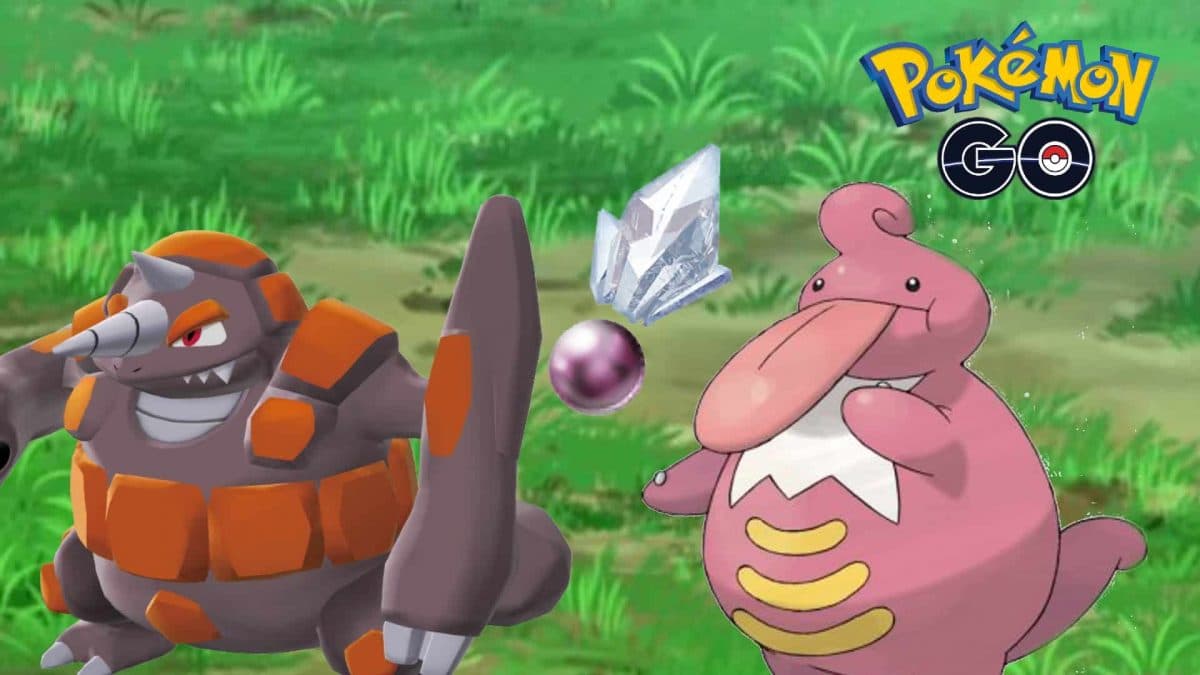 Pokemon Go Sinnoh Stone, Rhyperior, and Lickilucky