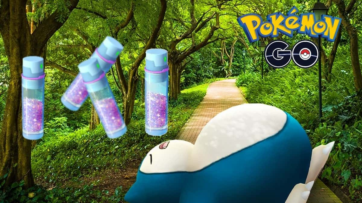 A sleeping Snorlax Pokemon Go