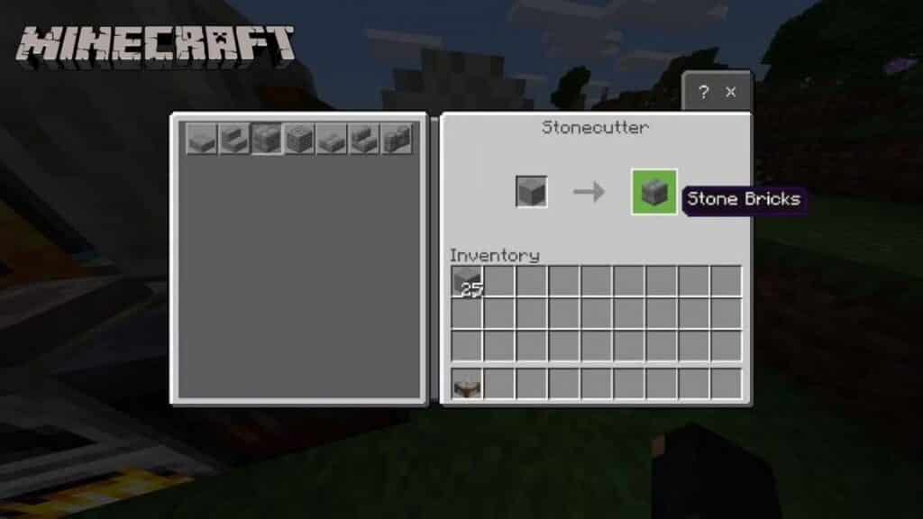 Stonecutter in Minecraft