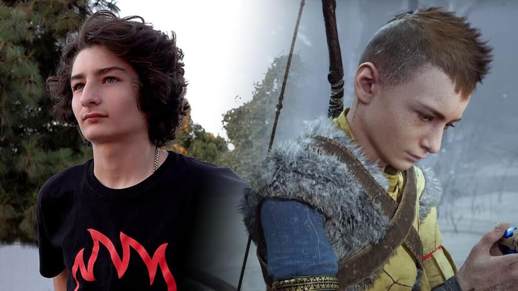 sunny suljic as atreus in god of war ragnarok