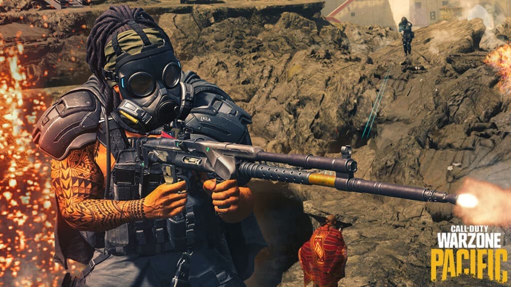 Warzone Operator in Titanium Trials mode