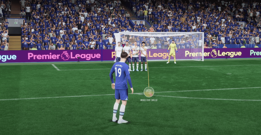 Mason Mount free kick FIFA 23