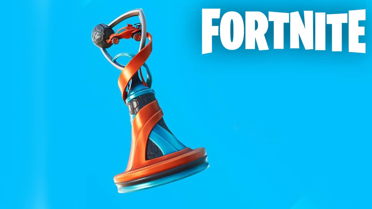 Rocket League trophy in Fortnite