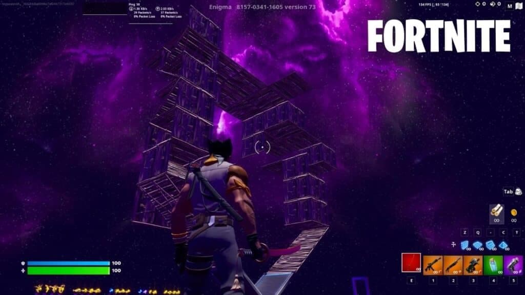 Enigma Box Fights Map in Fortnite