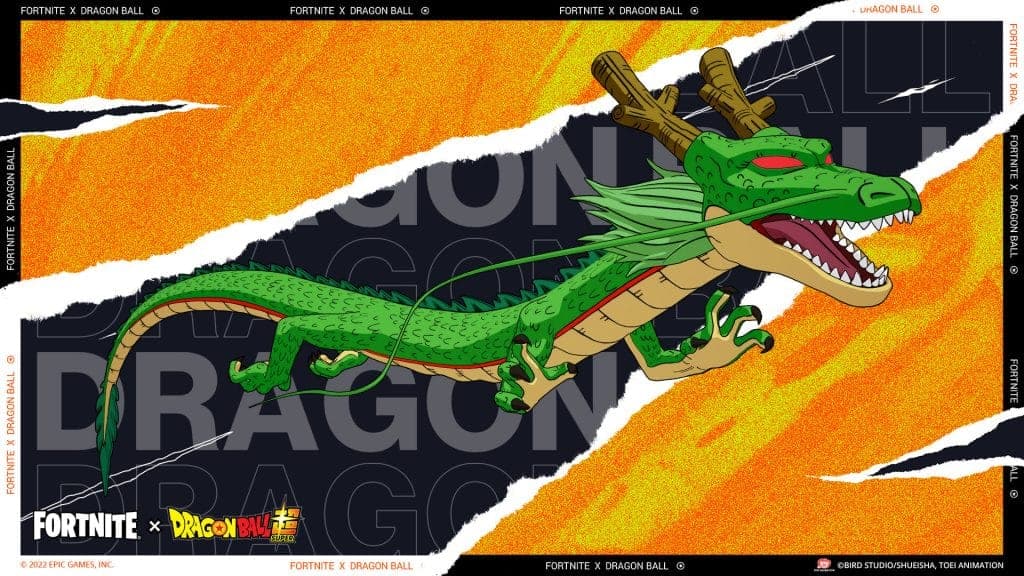 Fortnite x Dragon Ball Shenron Glider reward