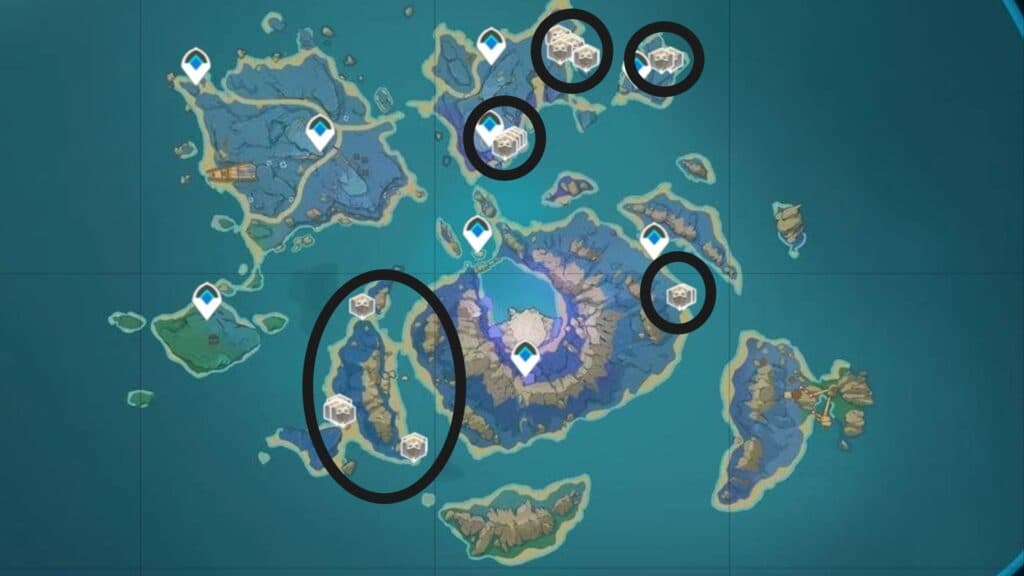 Treasure Hoarder locations in Seirai island