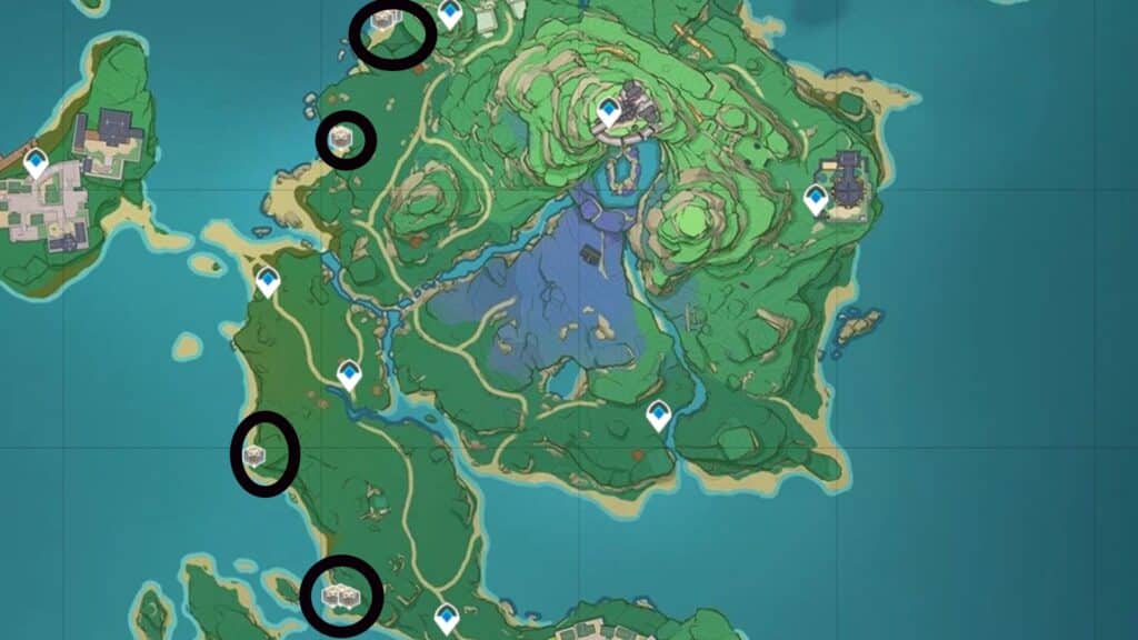 Treasure Hoarder locations in Narukami island