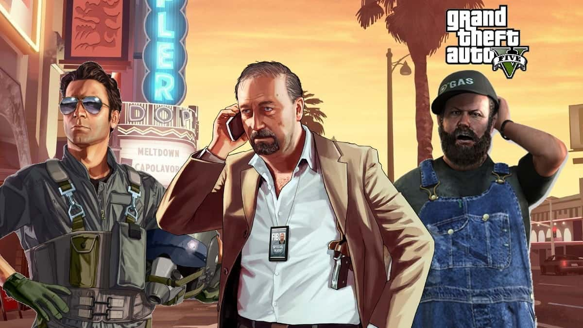 Three GTA 5 characters