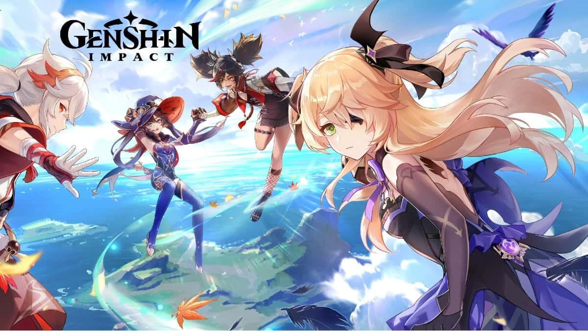 Genshin Impact promo art featuring Kazuha and Fischl