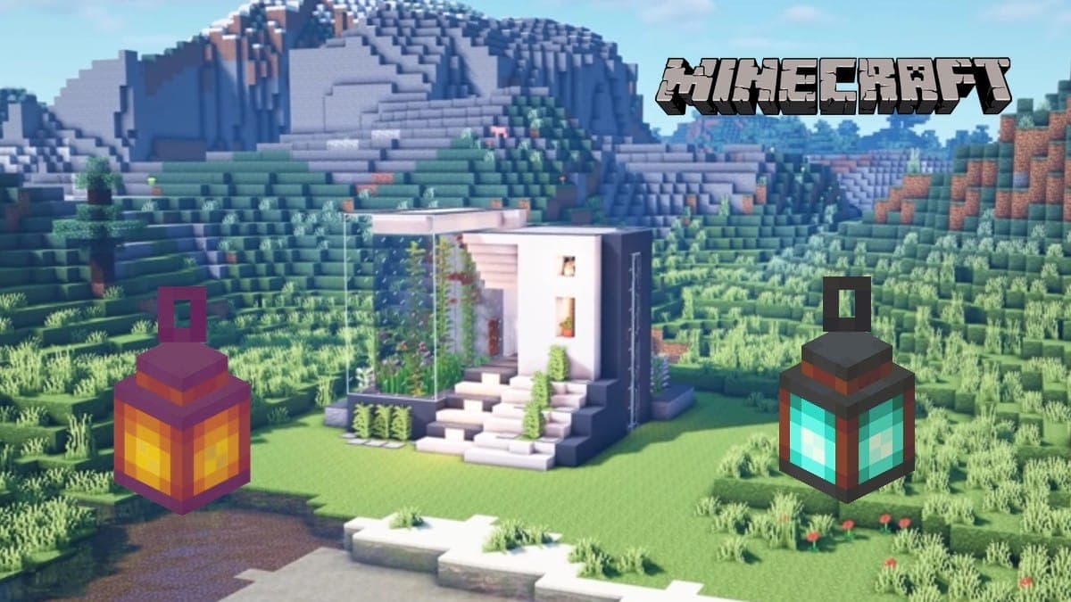 Lantern and Soul Lantern in Minecraft