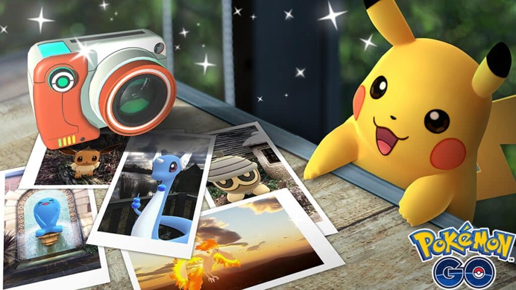 Pikachu checking out snapshots