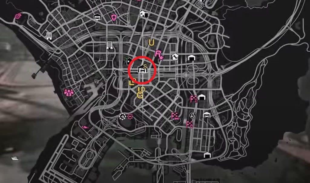 Premium Deluxe Motorsport location in GTA Online