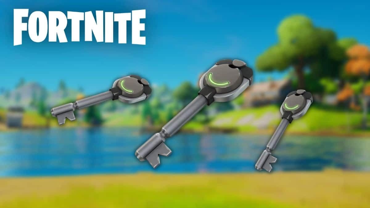 Fortnite Keys with logo