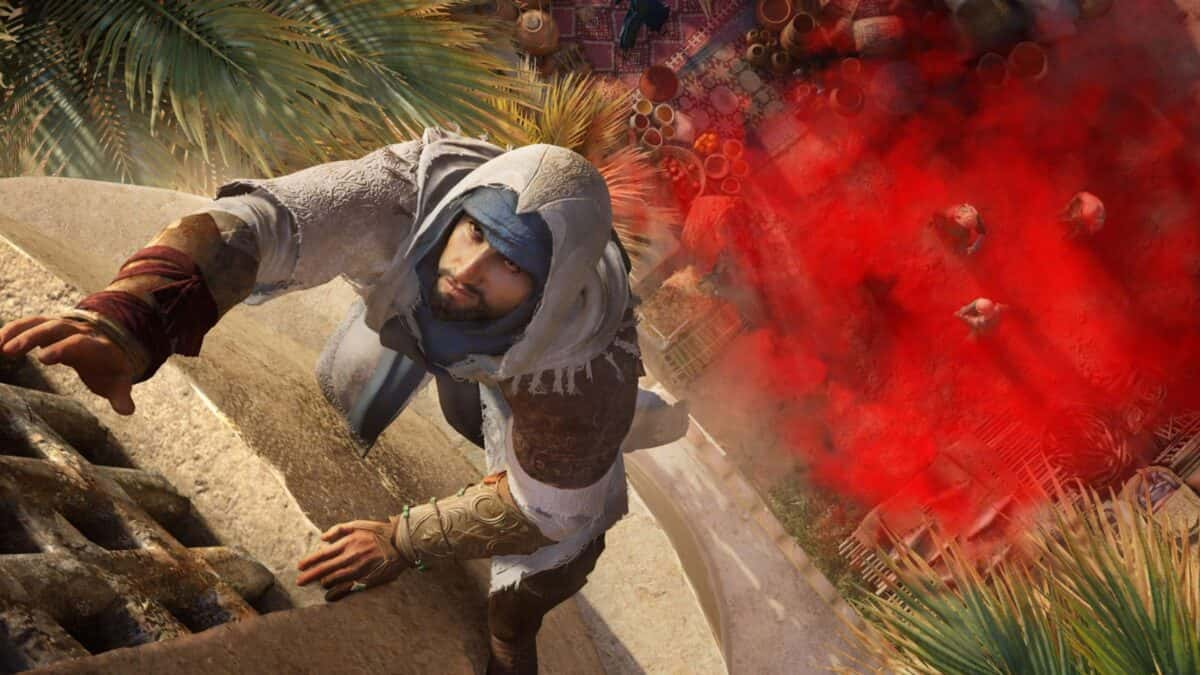 assassin's creed mirage basim climbing