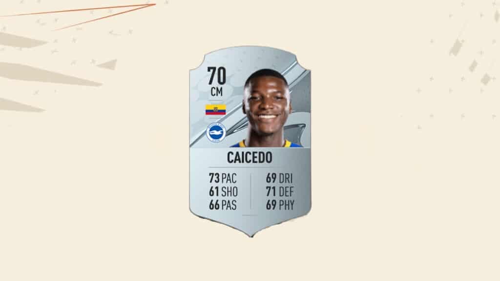 Moises Caicedo rating FIFA 23