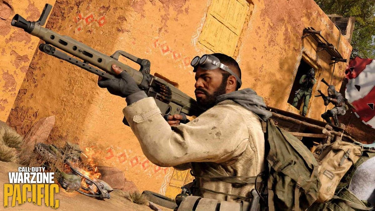 Black Ops Cold War player using MG 82 LMG