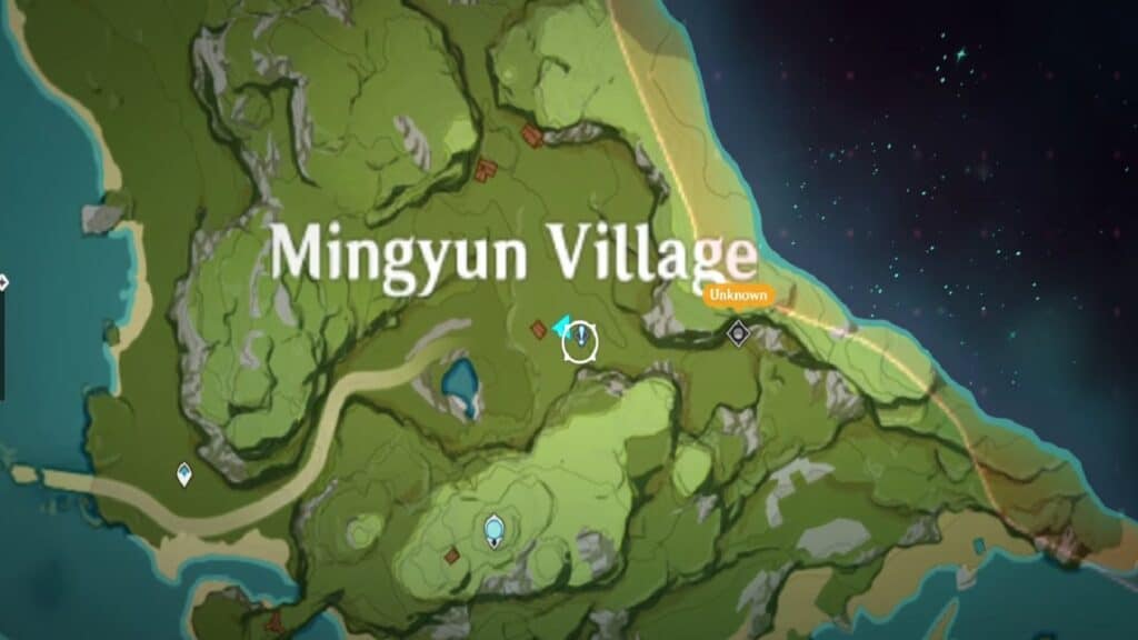 Yuan Hong's location in Genshin Impact