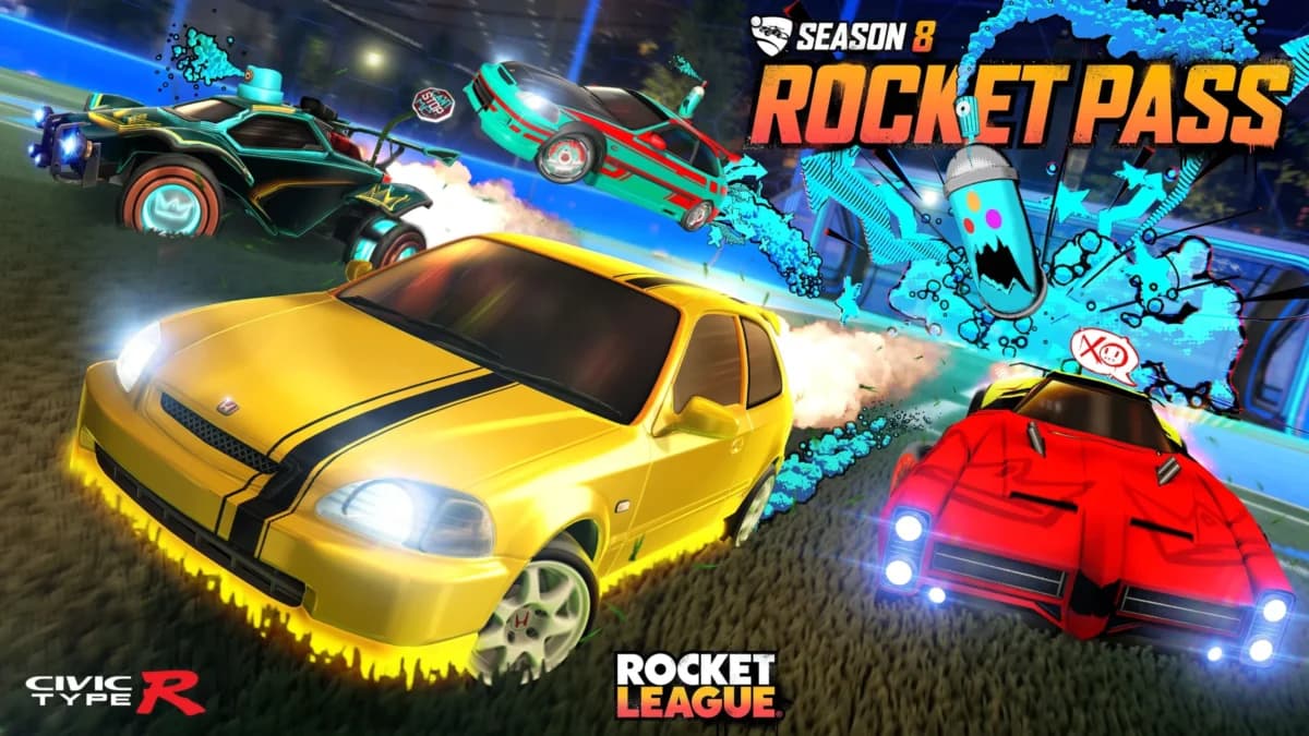 rocket league season 8 rocket pass honda