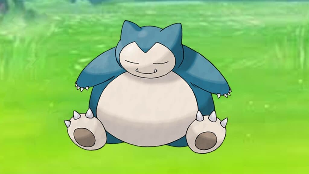 sleeping snorlax in pokemon go