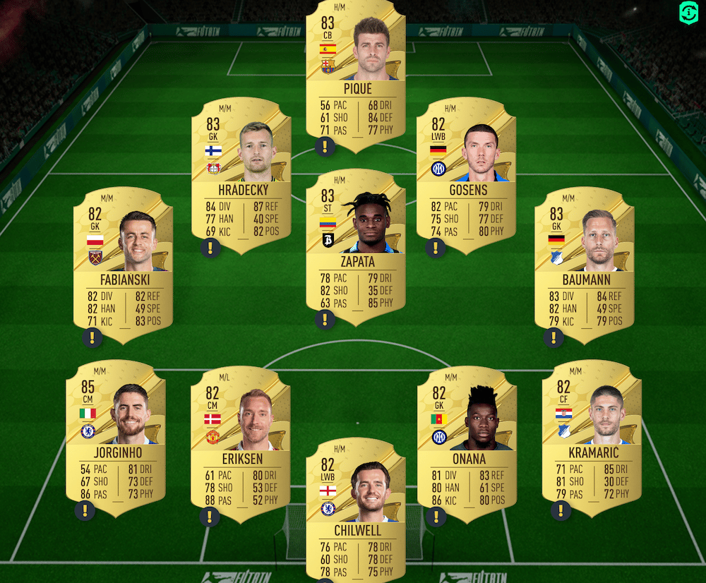 FIFA 23 Harrison Dynamic Duos SBC solution