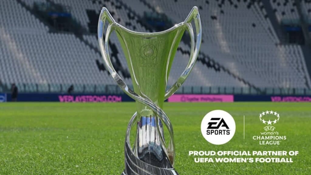 Women's Champions League trophy