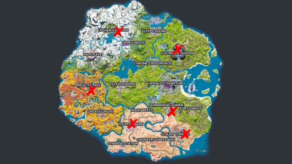 Fortnite Alteration Altar locations